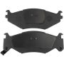MPA 1001-0522M Quality-Built Premium Semi-Metallic Brake Pads w/ Hardware