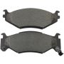 MPA 1001-0522M Quality-Built Premium Semi-Metallic Brake Pads w/ Hardware