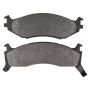 MPA 1001-0524M Quality-Built Premium Semi-Metallic Brake Pads w/ Hardware