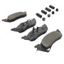 MPA 1001-0529M Quality-Built Premium Semi-Metallic Brake Pads w/ Hardware