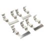 MPA 1001-0530C Quality-Built Premium Ceramic Brake Pads w/ Hardware