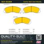 MPA 1001-0530M Quality-Built Premium Semi-Metallic Brake Pads w/ Hardware