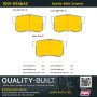 MPA 1001-0536AC Quality-Built Premium Ceramic Brake Pads w/ Hardware