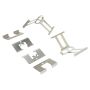 MPA 1001-0536AC Quality-Built Premium Ceramic Brake Pads w/ Hardware