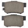 MPA 1001-0536M Quality-Built Premium Semi-Metallic Brake Pads w/ Hardware