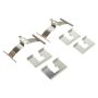 MPA 1001-0537AM Quality-Built Premium Semi-Metallic Brake Pads w/ Hardware