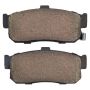 MPA 1001-0540C Quality-Built Premium Ceramic Brake Pads w/ Hardware
