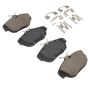 MPA 1001-0542C Quality-Built Premium Ceramic Brake Pads w/ Hardware