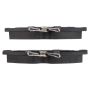 MPA 1001-0542C Quality-Built Premium Ceramic Brake Pads w/ Hardware