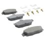 MPA 1001-0545M Quality-Built Premium Semi-Metallic Brake Pads w/ Hardware