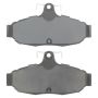 MPA 1001-0545M Quality-Built Premium Semi-Metallic Brake Pads w/ Hardware