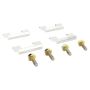 MPA 1001-0545M Quality-Built Premium Semi-Metallic Brake Pads w/ Hardware