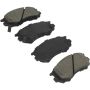 MPA 1001-0549C Quality-Built Premium Ceramic Brake Pads
