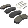 MPA 1001-0550M Quality-Built Premium Semi-Metallic Brake Pads w/ Hardware