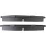 MPA 1001-0550M Quality-Built Premium Semi-Metallic Brake Pads w/ Hardware