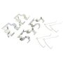 MPA 1001-0552C Quality-Built Premium Ceramic Brake Pads w/ Hardware