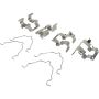 MPA 1001-0553AC Quality-Built Premium Ceramic Brake Pads w/ Hardware