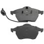 MPA 1001-0555M Quality-Built Premium Semi-Metallic Brake Pads w/ Hardware