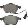 MPA 1001-0555M Quality-Built Premium Semi-Metallic Brake Pads w/ Hardware