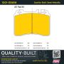 MPA 1001-0561M Quality-Built Premium Semi-Metallic Brake Pads