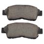 MPA 1001-0562AC Quality-Built Premium Ceramic Brake Pads w/ Hardware