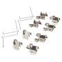 MPA 1001-0572C Quality-Built Premium Ceramic Brake Pads w/ Hardware