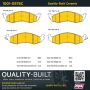 MPA 1001-0576C Quality-Built Premium Ceramic Brake Pads w/ Hardware