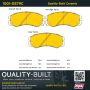 MPA 1001-0579C Quality-Built Premium Ceramic Brake Pads w/ Hardware
