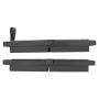 MPA 1001-0580C Quality-Built Premium Ceramic Brake Pads w/ Hardware