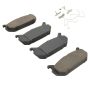 MPA 1001-0584C Quality-Built Premium Ceramic Brake Pads w/ Hardware
