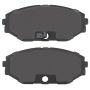 MPA 1001-0587C Quality-Built Premium Ceramic Brake Pads