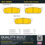 MPA 1001-0588C Quality-Built Premium Ceramic Brake Pads w/ Hardware