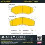 MPA 1001-0591C Quality-Built Premium Ceramic Brake Pads w/ Hardware