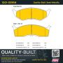 MPA 1001-0591M Quality-Built Premium Semi-Metallic Brake Pads w/ Hardware