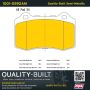 MPA 1001-0592AM Quality-Built Premium Semi-Metallic Brake Pads