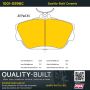 MPA 1001-0598C Quality-Built Premium Ceramic Brake Pads w/ Hardware