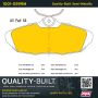 MPA 1001-0599M Quality-Built Premium Semi-Metallic Brake Pads w/ Hardware
