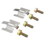 MPA 1001-0599M Quality-Built Premium Semi-Metallic Brake Pads w/ Hardware