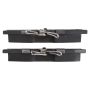 MPA 1001-0599M Quality-Built Premium Semi-Metallic Brake Pads w/ Hardware