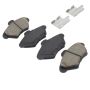 MPA 1001-0600C Quality-Built Premium Ceramic Brake Pads w/ Hardware
