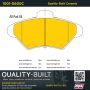 MPA 1001-0600C Quality-Built Premium Ceramic Brake Pads w/ Hardware