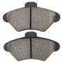 MPA 1001-0600C Quality-Built Premium Ceramic Brake Pads w/ Hardware