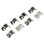 MPA 1001-0602C Quality-Built Premium Ceramic Brake Pads w/ Hardware