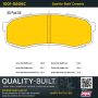 MPA 1001-0606C Quality-Built Premium Ceramic Brake Pads w/ Hardware