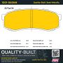 MPA 1001-0606M Quality-Built Premium Semi-Metallic Brake Pads w/ Hardware