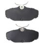 MPA 1001-0610M Quality-Built Premium Semi-Metallic Brake Pads w/ Hardware