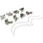 MPA 1001-0612C Quality-Built Premium Ceramic Brake Pads w/ Hardware