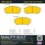 MPA 1001-0617M Quality-Built Premium Semi-Metallic Brake Pads w/ Hardware
