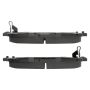 MPA 1001-0619C Quality-Built Premium Ceramic Brake Pads w/ Hardware