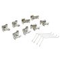 MPA 1001-0619M Quality-Built Premium Semi-Metallic Brake Pads w/ Hardware